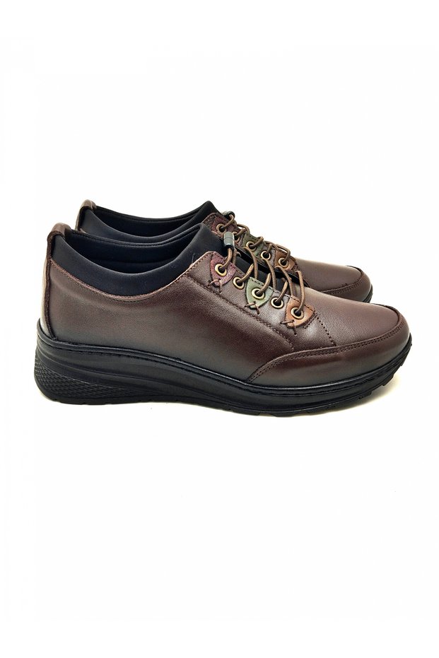 M21 Moda %100 Genuine Leather Orthopedic Comfortable Stretch New Season Shoes