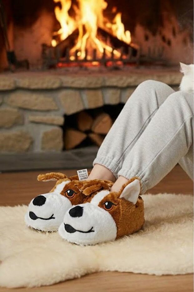 Antarctica 1-Day Indoor Non-Slip Silicone Sole Comfortable Orthopedic Warm Soft Animal Concept Sweet Slippers