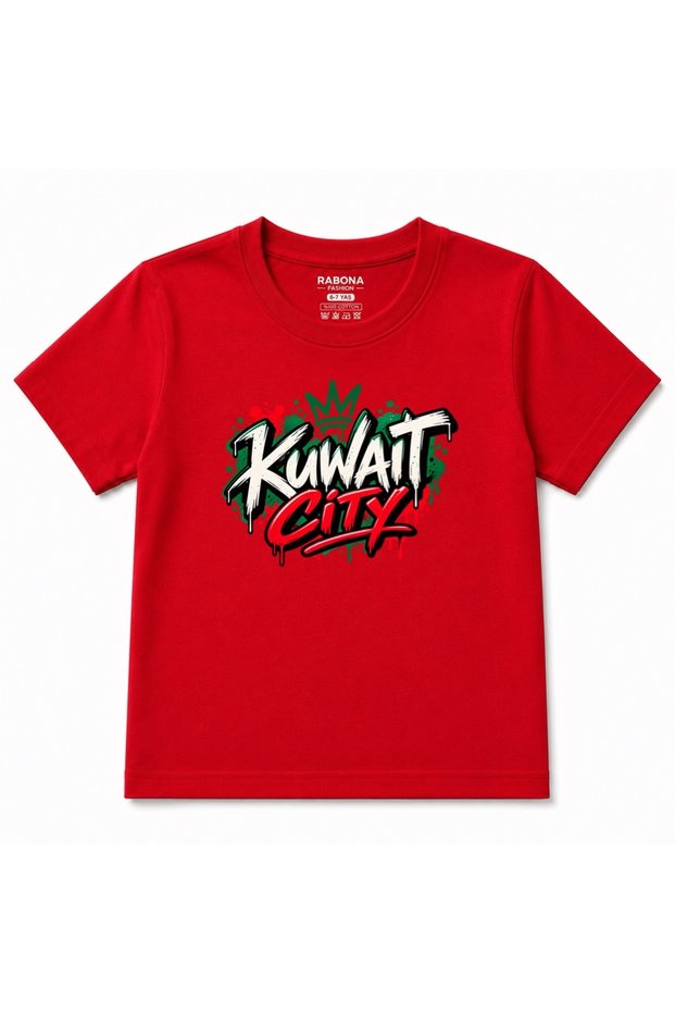 Kuwait Crownline Urban Graffiti Graphic Kids T-Shirt