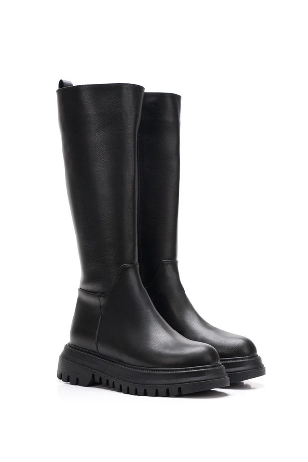 Zelle Thick Soled Zippered Women's Boots