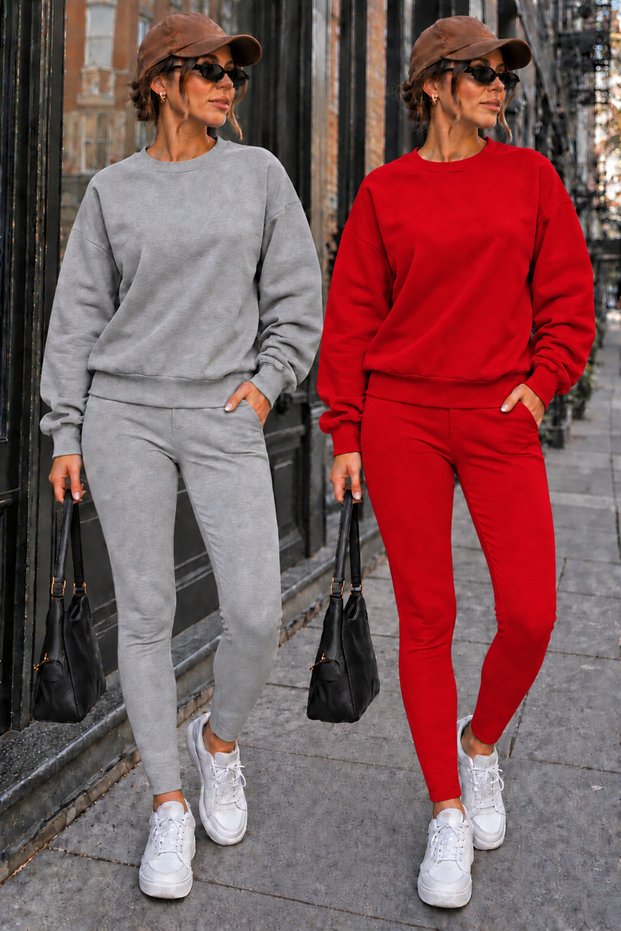 2-Piece Zero-Collar Winter Shardooned Unprinted Women'S/Men's Unisex Model