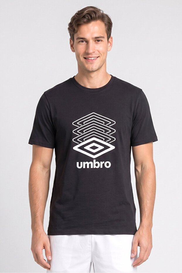 Men Sportswear Fit Short Sleeve Outdoor T-Shirt, Black