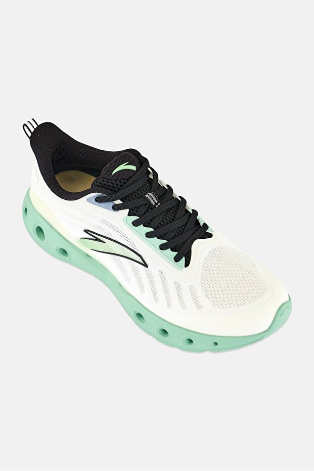 Men Lace Up Running Shoes, Beige