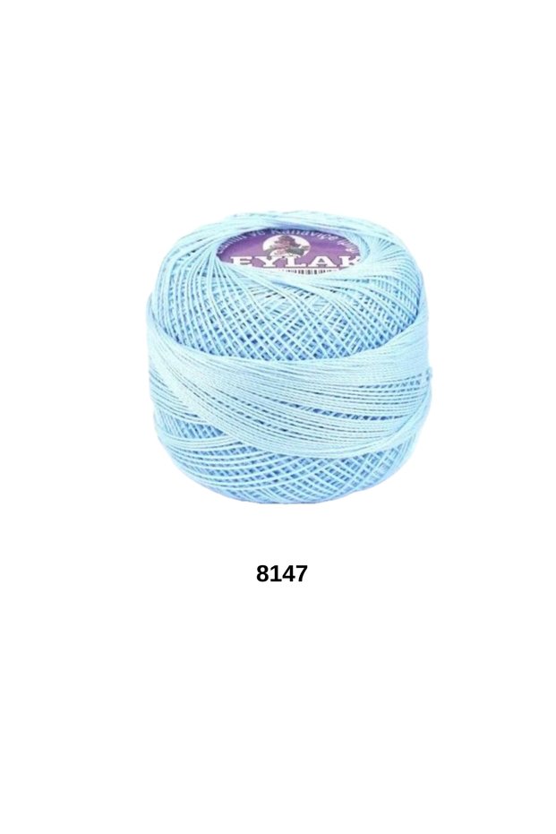 1 Piece of Lilac Etamin Cross-Stitch Thread 6 Ply No:12 - Color:8147