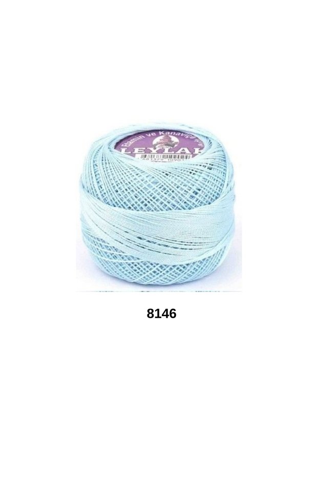 1 Piece of Lilac Etamin Cross-Stitch Thread 6 Ply No:12 - Color:8146