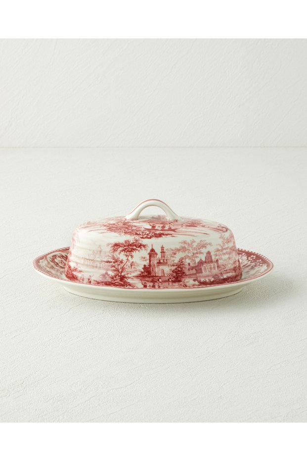Preston Stoneware Presentation Bowl 23.5X16X10 cm Burgundy