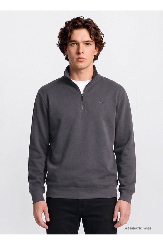 Sweatshirt, 2XL, Gri