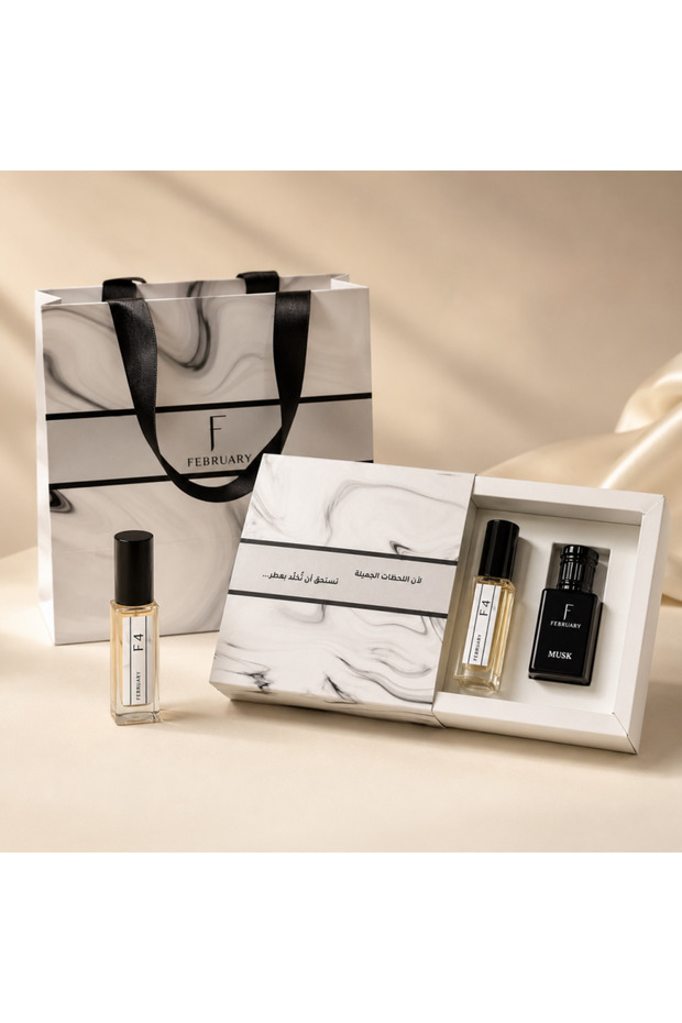توزيعات فبراير – مسك 10 مل مع عينة عطر عشوائي 6 مل