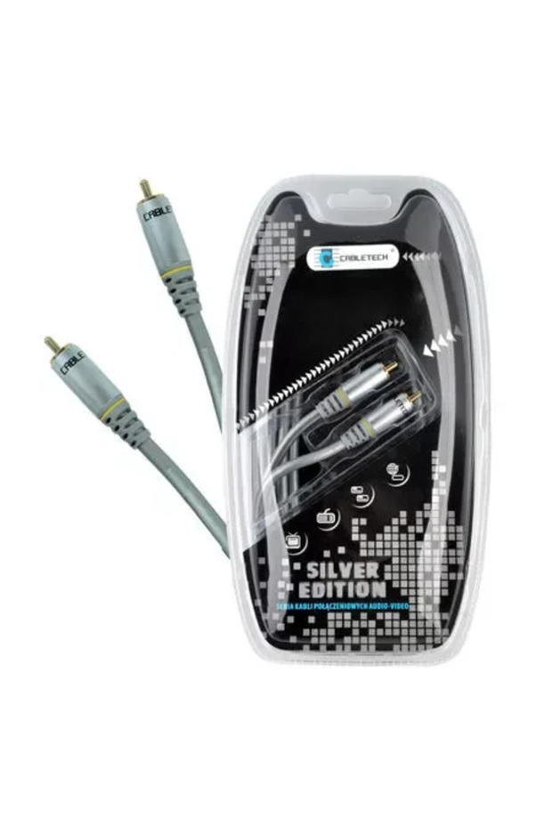 Cablu RCA 0.5m coaxial Ediție de argint