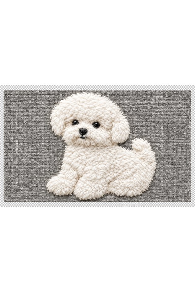 Figured Digital Doormat in Front of the Door 40 X 60 cm