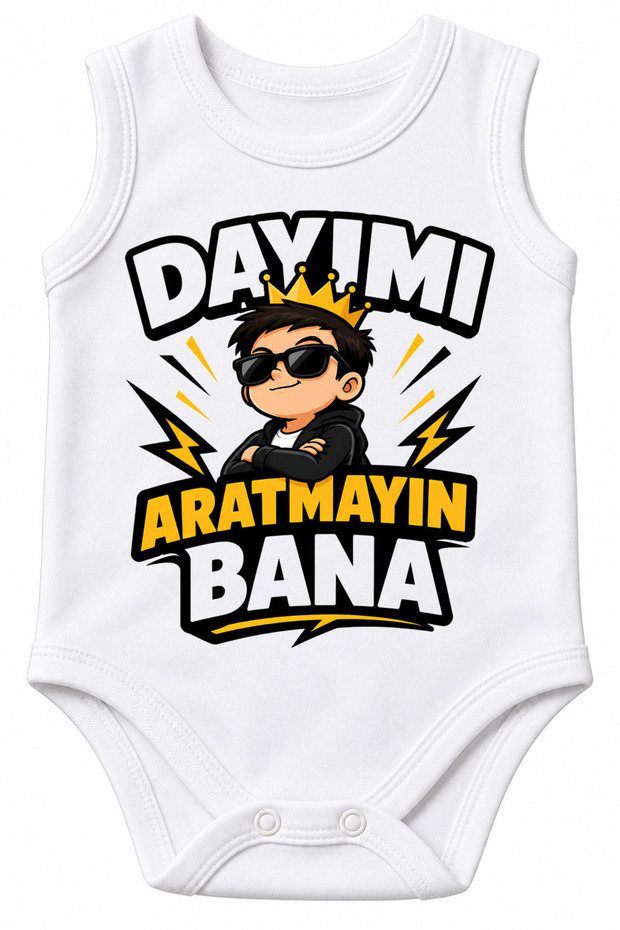 Don'T Tell My Brother Write Me 100% Cotton Printed Baby Bodysuit Short Sleeve