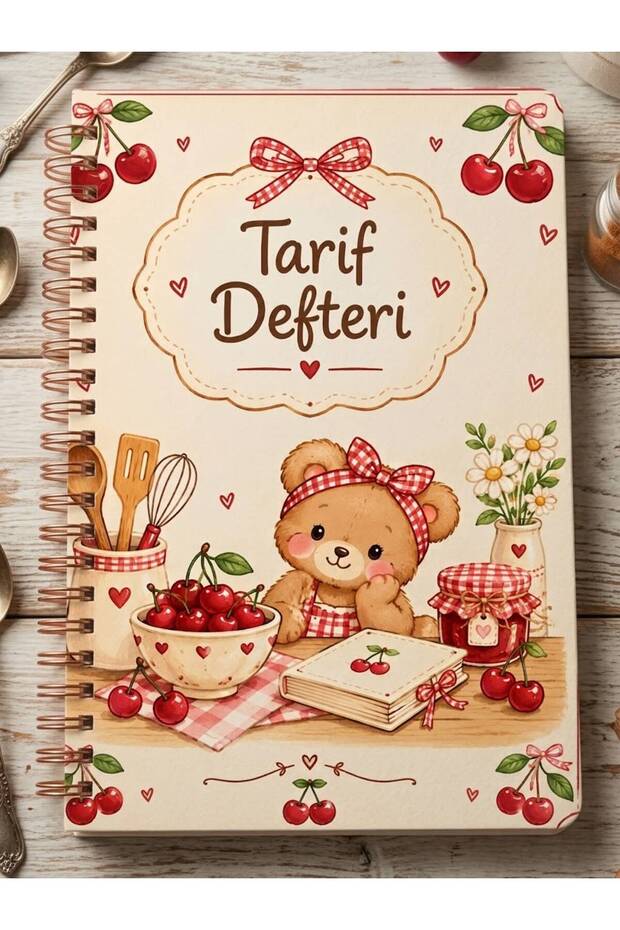 Cherry Figure Recipes Notebook