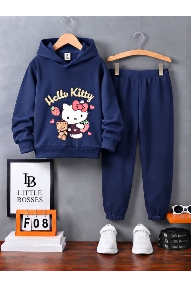 Winter Children's Tracksuit Unisex (Hello Ki̇tty)