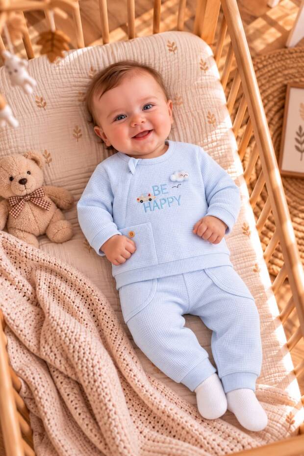 Baby Boy Set 100% Cotton Car Patterned