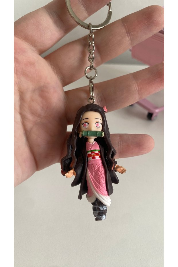 Animation Character Figure Keychain Reverse Face Angry Anxiety