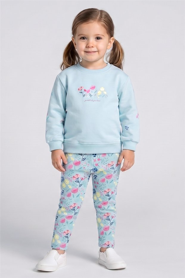 Dmb Kz Baby Tights Set 6-36 Months Blue