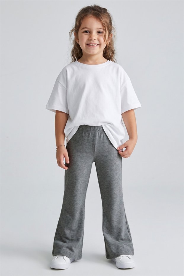 Dmb Girls' Spanish Style Leggings 2-7 Years Smoked