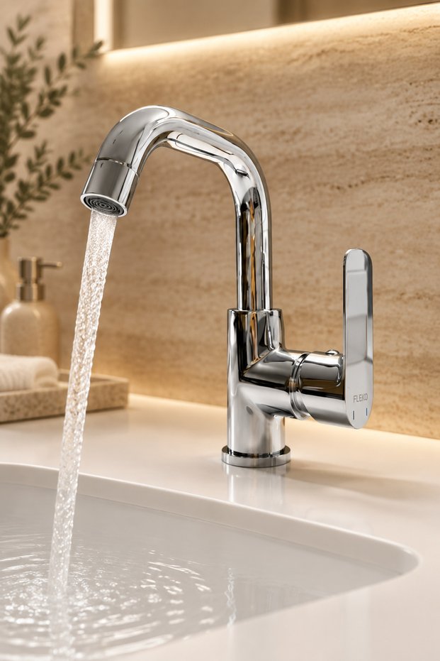 Sink Faucet Silver Chrome 360 Degree Rotatable 5 Years Warranty Sink Fixture Stainless Steel
