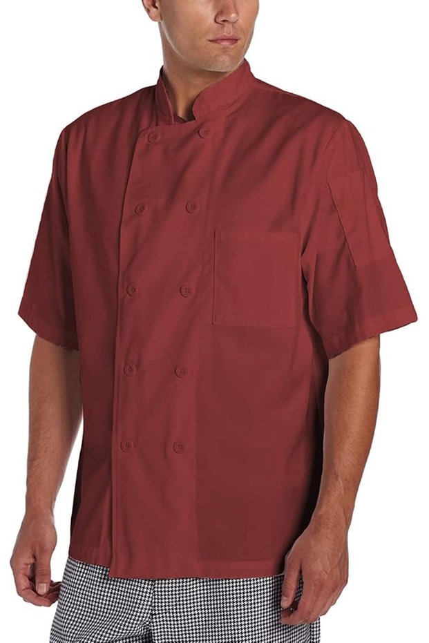 Men's Short Sleeve Unisex Classic Chef Coat