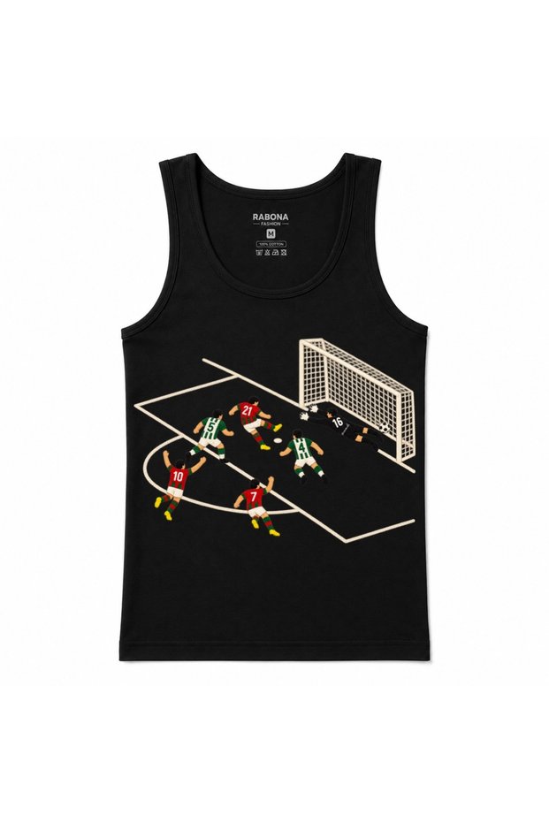 Last Touch Goal Football Action Graphic Tank Top