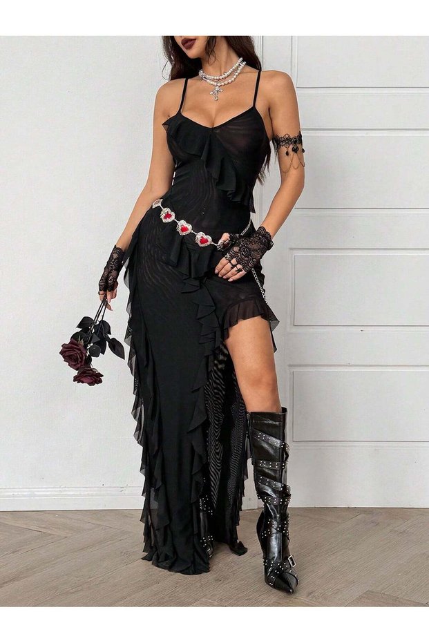 Rochie maxi, negru
