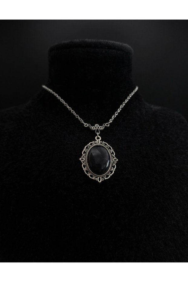 Hare Gothic Vintage Black Necklace Y2K
