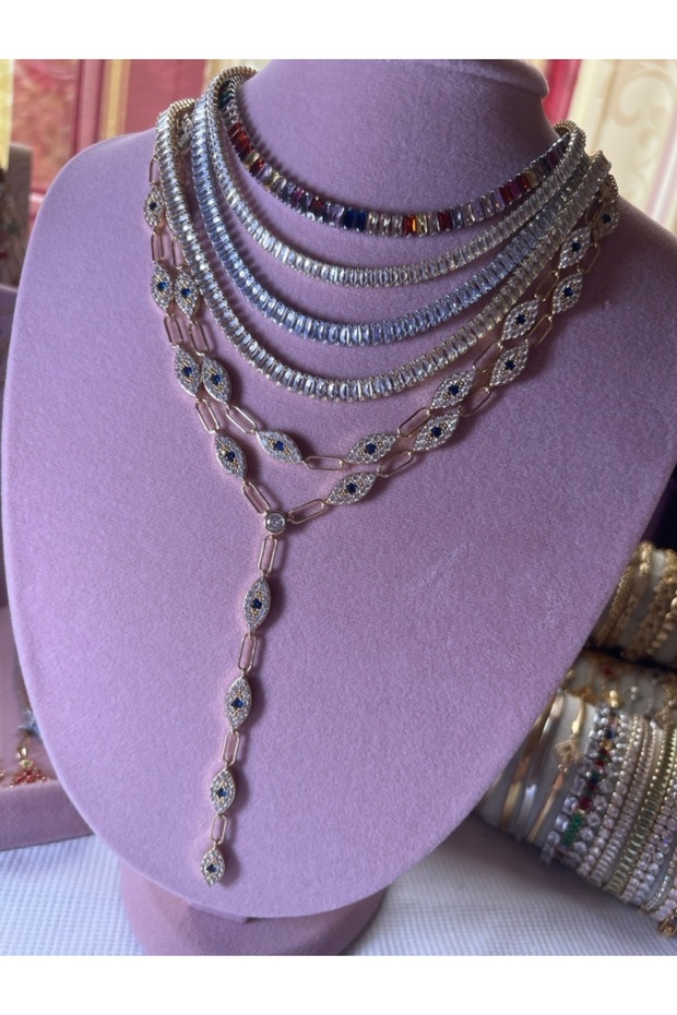 Accessory Eye Y Necklace