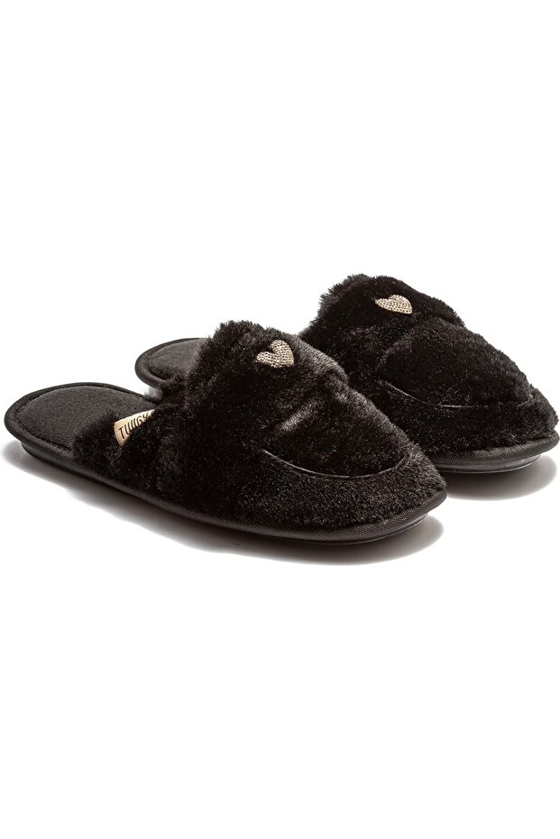 Mammy Plush Women's House Slippers Black 37/41
