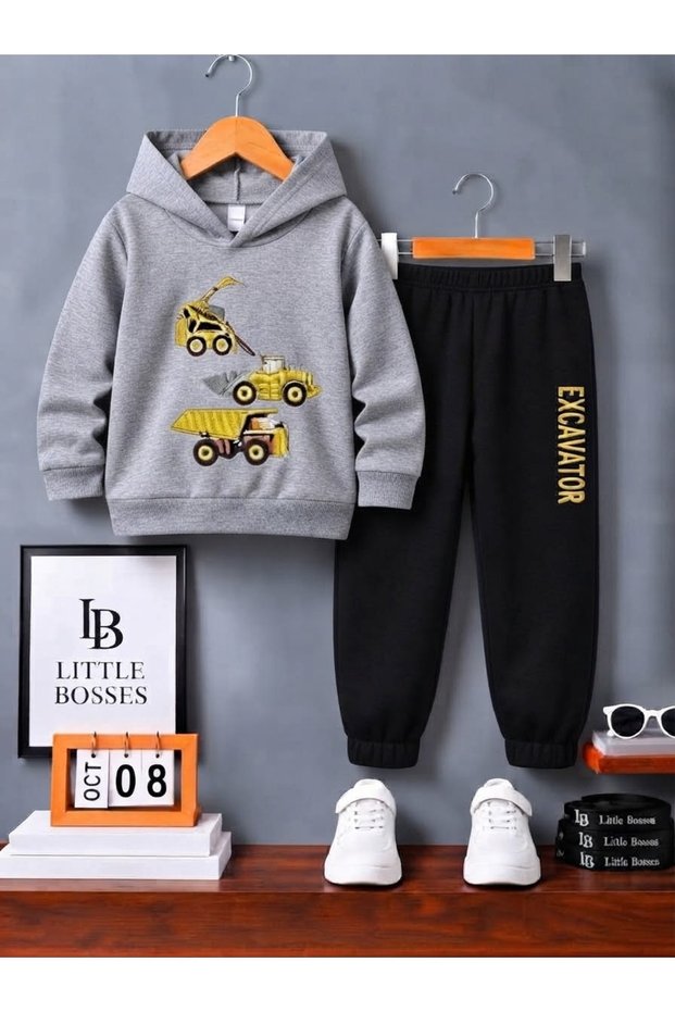 Winter Children's Tracksuit Unisex. Excavator