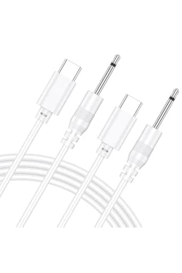 عبوة من كابلات شحن بديلة للتيار المستمر، محول سلك شحن سريع من USB إلى تيار مستمر 2.5 مم - 2.5 مم