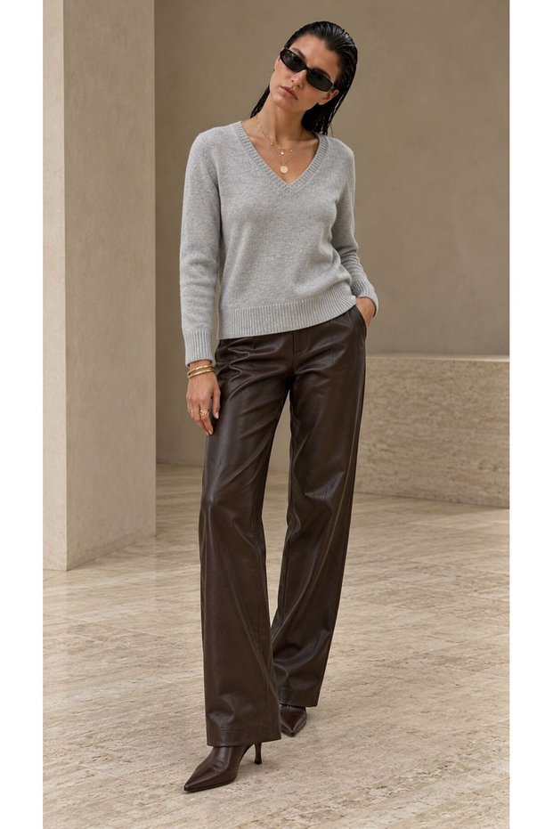 V-Neck Wool Sweater
