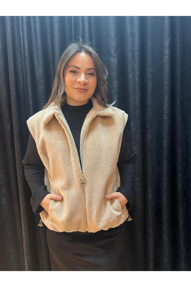 Short Furry Vest