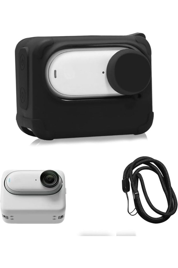 Camera Silicone Protective Case for Insta360 GO 3 Camera Charging Case,Soft Silicone Protective Cove