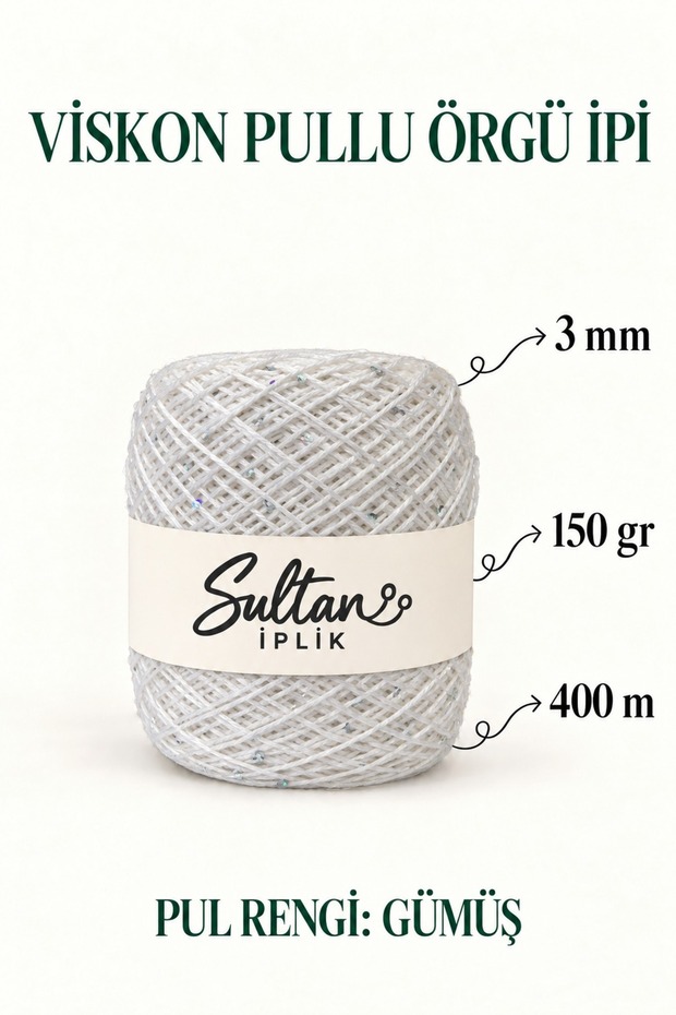 150GR-VİSCON PULLU ÖRGÜ İPİ