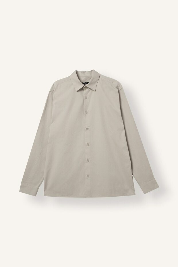 Regular Fit Polo Collar Cotton Long Sleeve Shirt I0460Ax26Wn