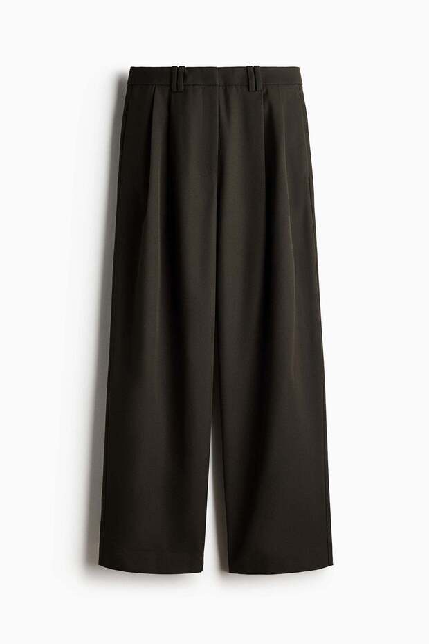 Wide tailored trousers