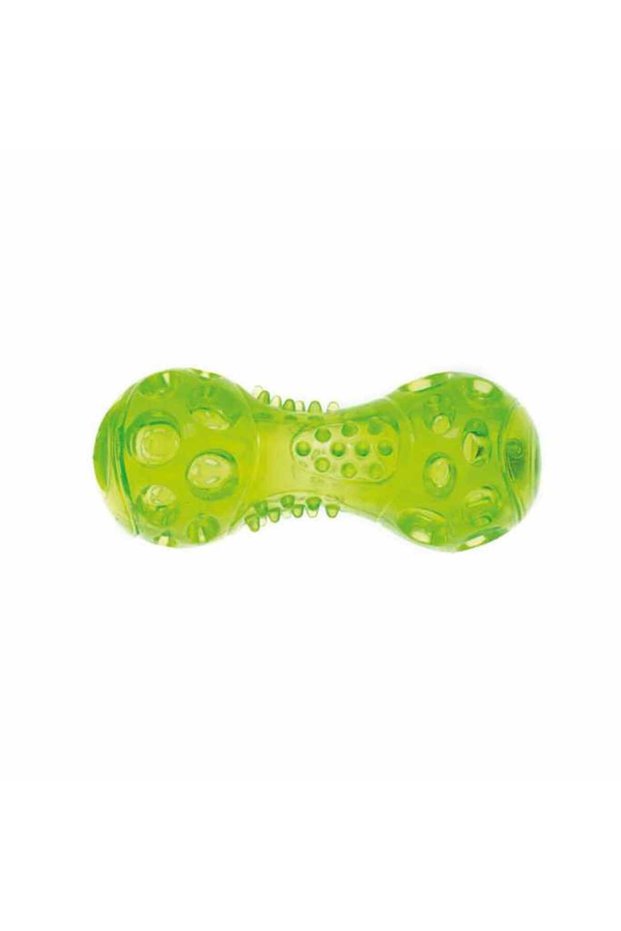 Tpr Bone Toy 14.2X5.8X5.8 Cm[Color - Green, Dimension - 14.2X5.8X5.8 Cm]