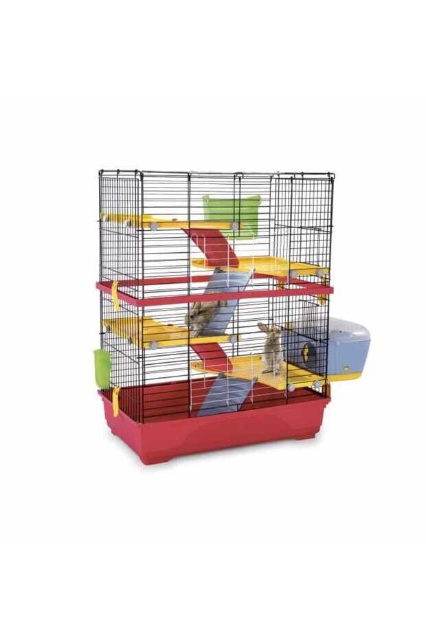Double-80 Cage For Rabbits, Chinchillas, Guinea Pigs And Ferrets - 80X48.5X104Cm