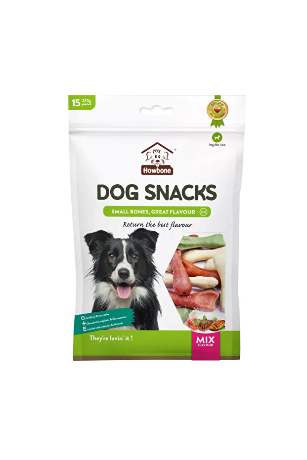 Dog Snack - Small Bone Mix Flavour 15Pcs/Pack (270G)