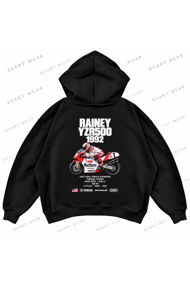 Wayne Rainey · Yamaha Yzr500 · 1992 Printed Oversize Boxy Hoodie Sweatshirt
