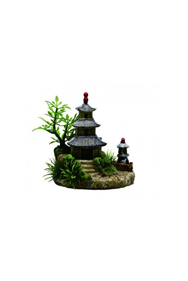 Aquarium Decoration - Artificial Plant - Ys-18240[Dimension - 12 X 8.5 X 11Cm]