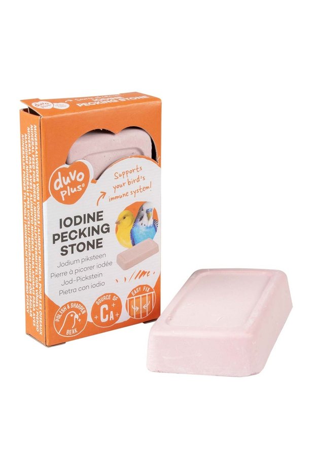 Duvo+ Iodine Pecking Stone S - 30G Pink