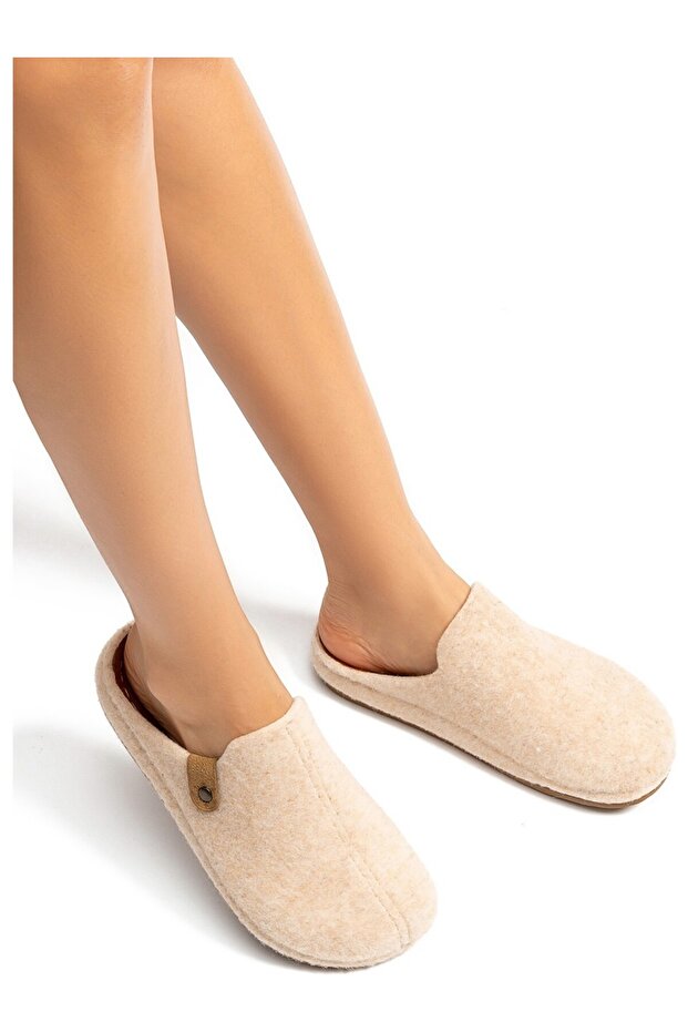 Teina Women'S, Waiter Size House Slippers Cream 36/40