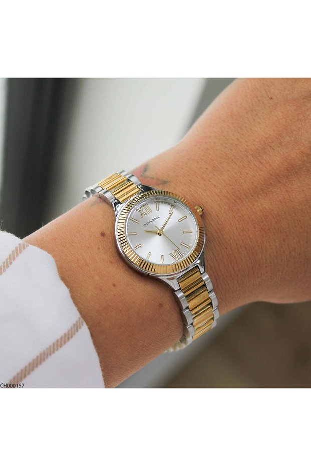 Ch000157 Women's Wristwatch with Steel Strap