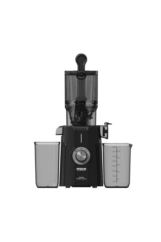 Juicer Machine Slow Juicer with Citrus Juicer 200W – (Black)