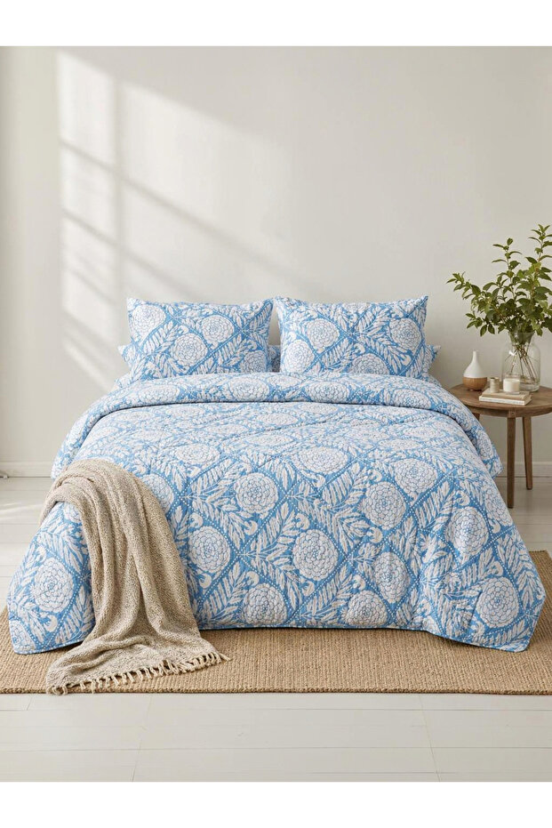 1-Piece Printed Comforter, Micro Fiber Single 90X100 Inches