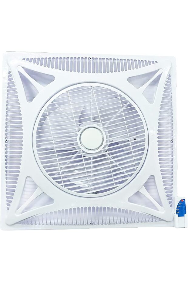 Silent Air Extractor Built-in Ceiling Ventilation Fan 60 x 60 cm Intelligent Remote Ventilatio