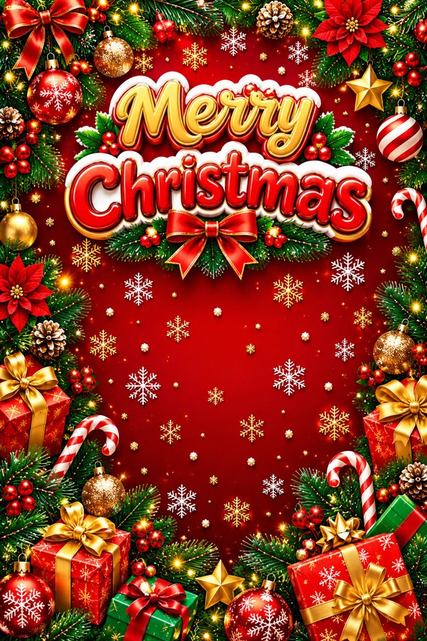 New Year, Merry Christmas Decor, Event School Classroom Fabric Board