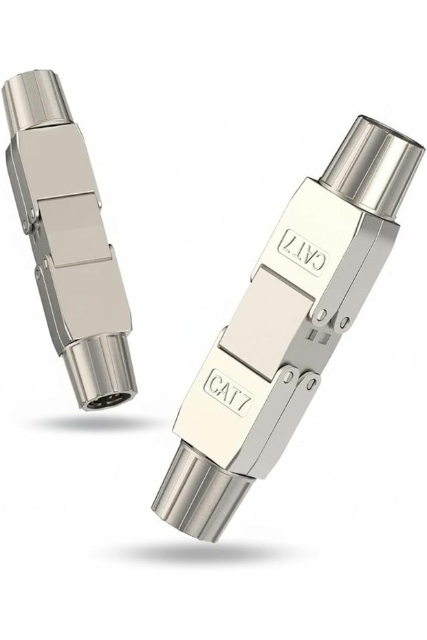 وصلة RJ45 من الفئة 7، وصلة RJ45 محمية بدون أدوات، موسع كابل إيثرنت بدون أدوات، PoE+، إيثرنت