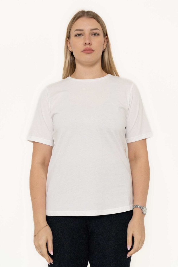 Solid Loose Fit Short Sleeve Top